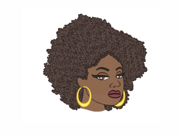 African American Black Woman Embroidery Design Review
