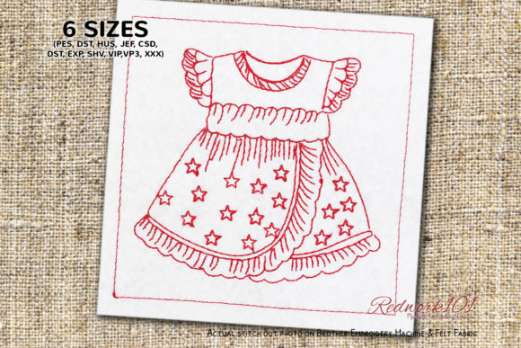 Beautiful Dress for Baby Girl: A Holiday Redwork Review
