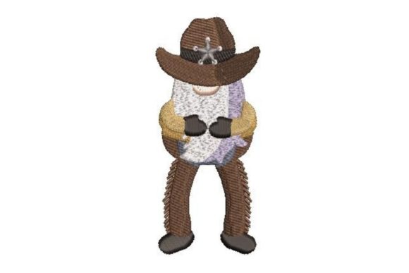 Cowboy Gnome: A Charming Design for Personalized Gifts