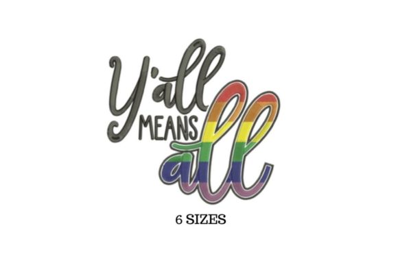 Gay Y all: A Festive Embroidery Design for Holiday Collections
