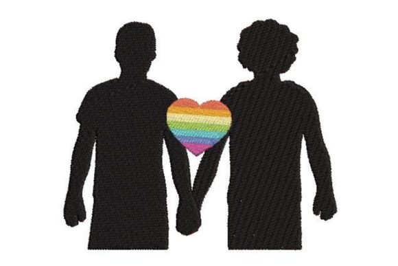 LGBT Love: A Seasonal Embroidery Design for Inclusive Holiday Gifts