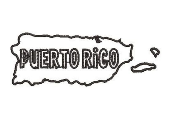 Puerto Rico Outline: A Seasonal Embroidery Review