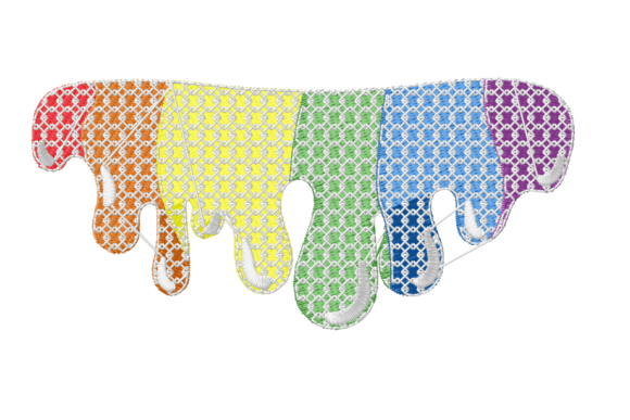 Rainbow Glitter Drip Overlay: A Craft Fair Review