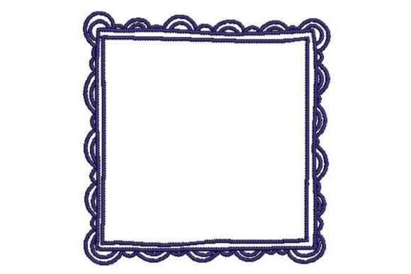 Square Doodle Frame: A Designer's Take on Versatile Borders