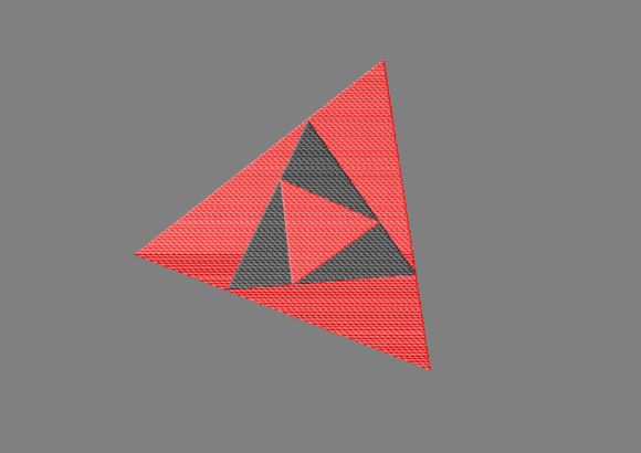 Triangle: A Minimalist Embroidery Design for Modern Etsy Shops